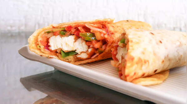 Egg or Paneer Roti Wrap