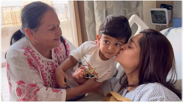 Dipika meets her son Ruhaan and mom