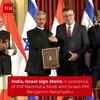 Article image for: India, Israel Sign Key Agreements After Modi Netanyahu Talks