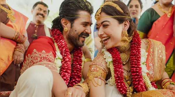 Rashmika’s temple jewellery with heritage weight