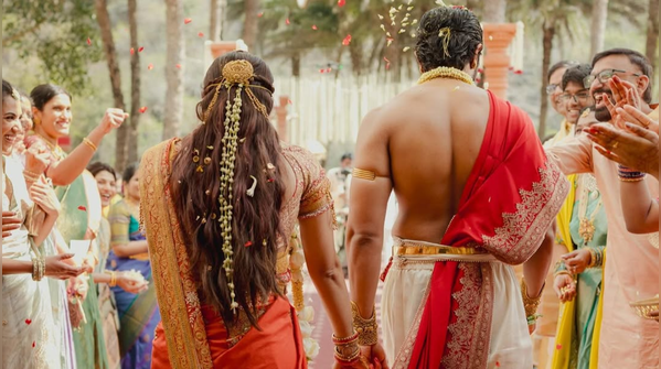 Not your usual South Indian bride and groom