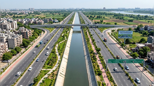 Approval of Rs 454-Crore Najafgarh Drain Road Corridor