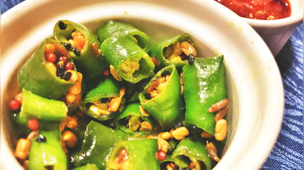 Green chilli pickle