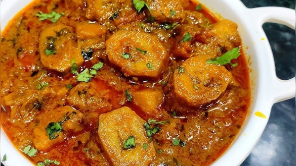 Kache kele ki sabzi