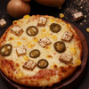 Article image for: Paneer onion jalapeño margarita <i class="tbold">pizza</i>