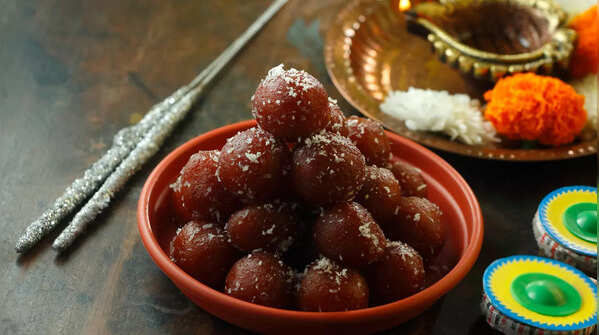 Sweet Potato Gulab Jamun