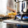 Cooking on high flame