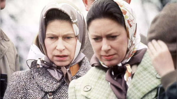 Queen Elizabeth II and Princess Margaret