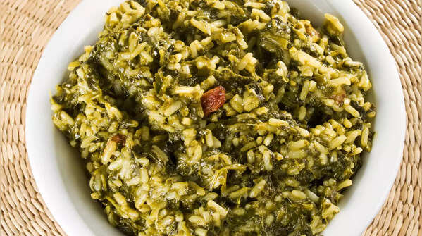 Aloo Palak Pulao