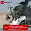 Article image for: President Droupadi Murmu Takes Sortie on LCH Prachand in Jaisalmer