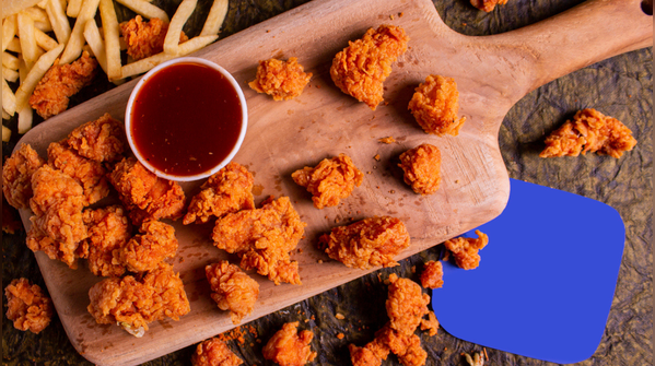 Spicy chicken popcorn