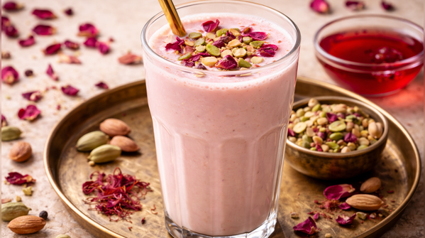 Rose thandai