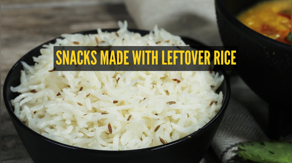 Right way to make snacks with leftover rice
