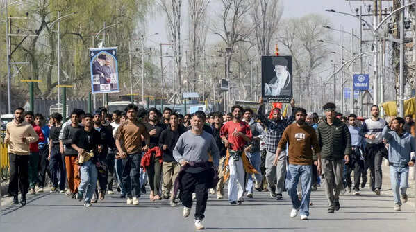 Srinagar protests over Khamenei’s killing