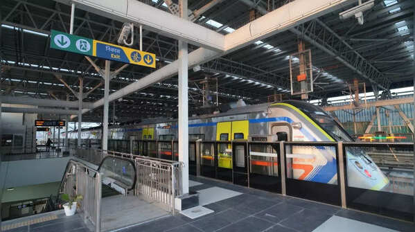 Six metro stations and two integrated hubs in Gurgaon