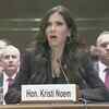 Article image for: Klobuchar Fiercely Grills US DHS Secy <i class="tbold">kristi noem</i> Over Minnesota ICE Shootings