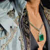 That Massive Emerald Sangeet Pendant