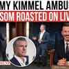 Article image for: Newsom’s Book Promo HIJACKED by Hilarious Onstage Impersonator On<i class="tbold"> Jimmy Kimmel</i> LIVE