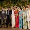 The Akkineni family poses with the newlyweds