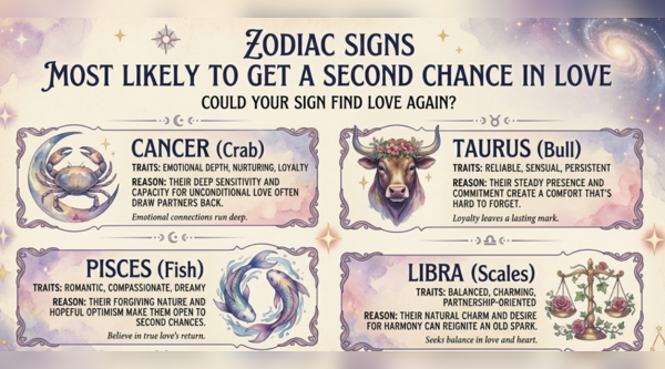 Zodiac Signs Most Likely to Get a Second Chance in Love