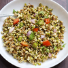 Sprouted moth bean salad