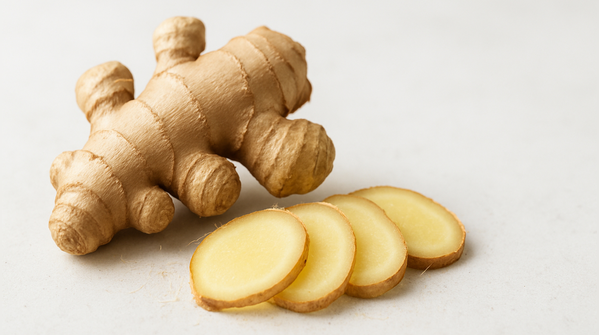 Ginger stimulates digestion and heat production