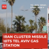 Article image for: Chaos As Iran Cluster Missile Hits Tel Aviv Gas Station During 29th Wave Of Operation True Promise 4
