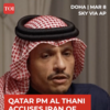 Article image for: Qatar PM Al Thani Accuses Iran Of ‘Betrayal’ After Missile And Drone Attacks On Gulf Countries
