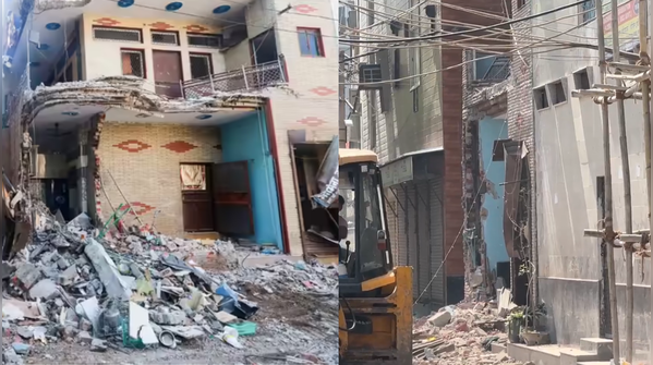 Illegal Portion of Accused’s House Demolished in Uttam Nagar