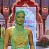 Article image for: A model dazzles on the <i class="tbold">runway</i> at Calcutta Times Fashion Week