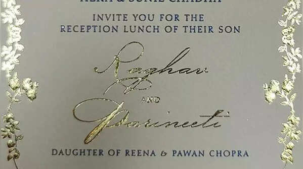 Parineeti Chopra and Raghav Chadha