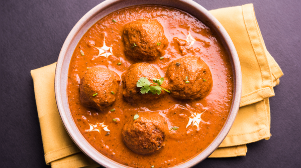Kathal Kofta curry, North India