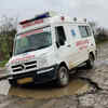 Ambulance journey on pothole-ridden NH-74