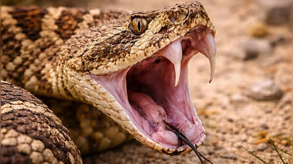 Their fangs fold like tiny hypodermic needles