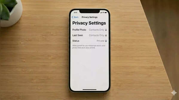 Change the privacy settings