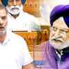 Article image for: Epstein Chants Greet <i class="tbold">hardeep puri</i> In Lok Sabha Amid Rahul Gandhi's Dig At Minister, Birla Steps In