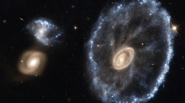 The Cartwheel Galaxy – Beauty born from a cosmic collision