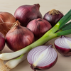 Onions and garlic