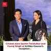 Article image for: Cricket Stars Grace Kritika–Gaurav’s Reception Nigh