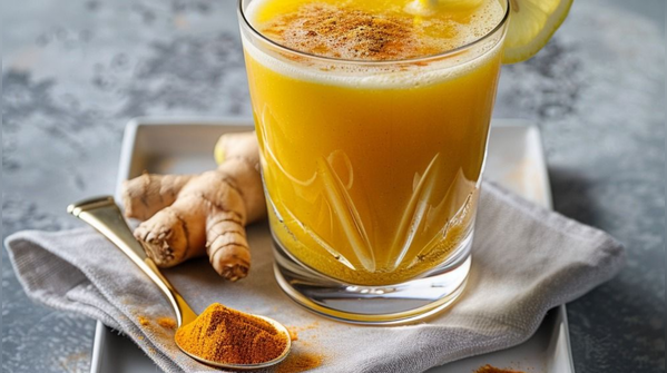 Ginger and turmeric water