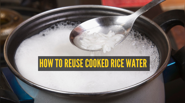 Sustainable ways to use cooked rice water