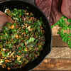 Moringa leaves stir-fry