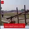 Article image for: Stray Bull Causes Brief Chaos at Begusarai Helipad Before <i class="tbold">nitish kumar</i>’s Arrival