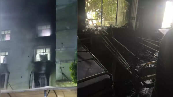 Several patients rescued from affected ward