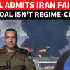 Article image for: 'Regime-Change Not Our Goal': Israeli Military's Big Claim As Iran Battles Ongoing War