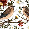 Article image for: Bird-themed wall paper