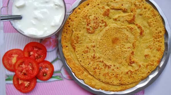 Besan Chilla with Mint Chutney