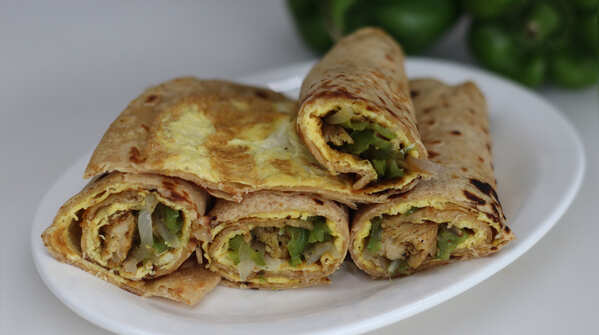 Leftover Roti Roll