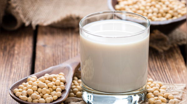 Soy milk or paani-soya preparations