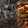 Burning the tempering spices